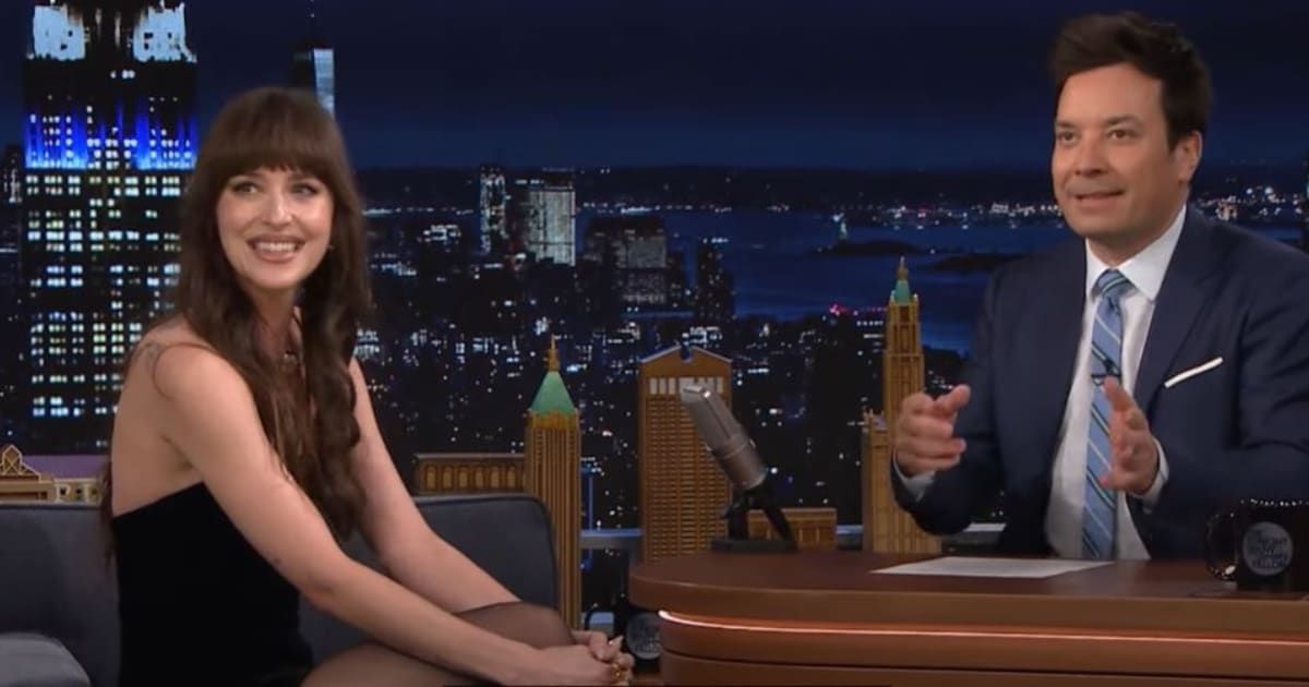 Dakota Johnson celebrated her milestone tenth appearance on 'The Tonight Show Starring Jimmy Fallon' (The Tonight Show Starring Jimmy Fallon)