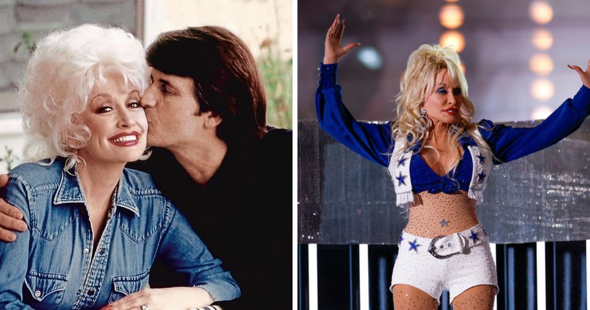 Dolly Parton says her husband was 'jealous' of her Dallas Cowboys cheerleading costume (Instagram/@dollyparton and Brandon Sloter/Image Of Sport/Getty Images)