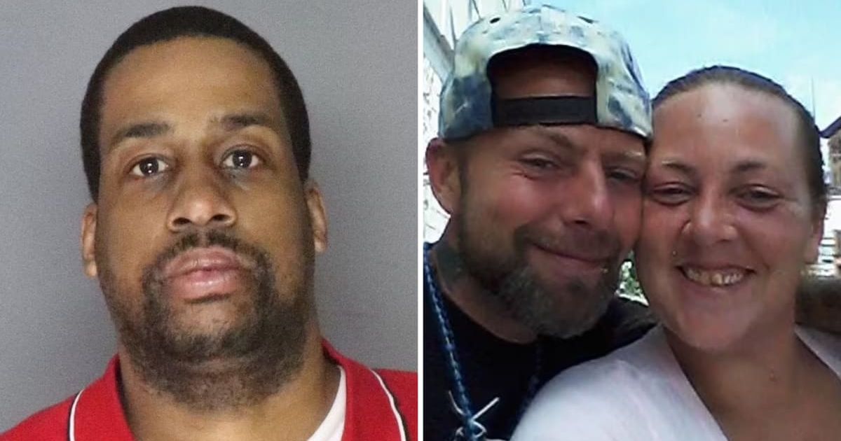 Heather Stines told police her husband Nicholas McGee killed Kawsheen Gelzer (L) over a drug feud (NYPD/FB)
