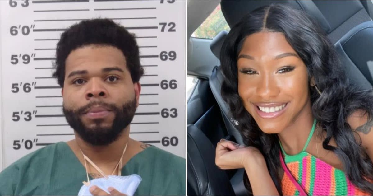 Jordan Isaiah Thomas, 39, was charged on Monday with the murder of 19-year-old Amarriah Smith (Chowan County Sheriff's Office, @Amarriah Smith/Facebook)