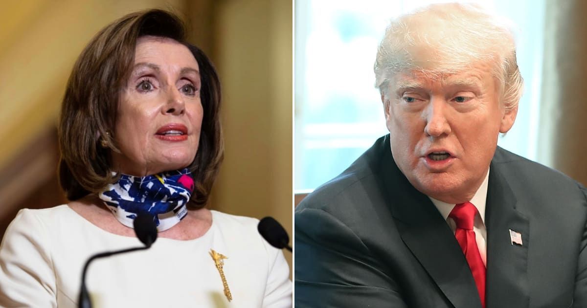 House Speaker Nancy Pelosi addressed former President Donald Trump's recent mix-up of names (Getty Images)