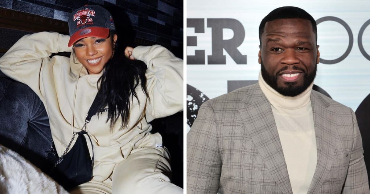 (L-R) Bryhana Monegain is seeking unspecified damages for medical bills, lost wages, pain and suffering, and emotional distress from 50 Cent (Bryhana Monegain/Instagram, Getty Images)