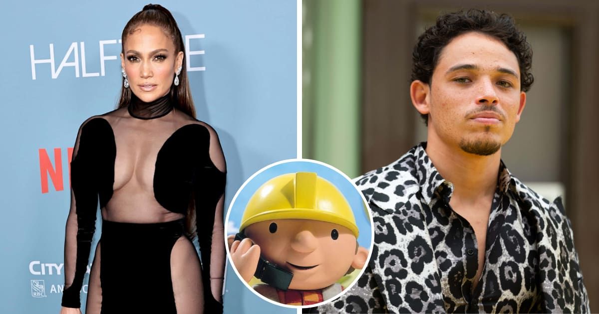 With Anthony Ramos (R) voicing Bob (M) and Jennifer Lopez (L) producing, the film promises to bring the beloved children's character to the big screen with a modern twist (Getty Images, The Hollywood Handle/X)
