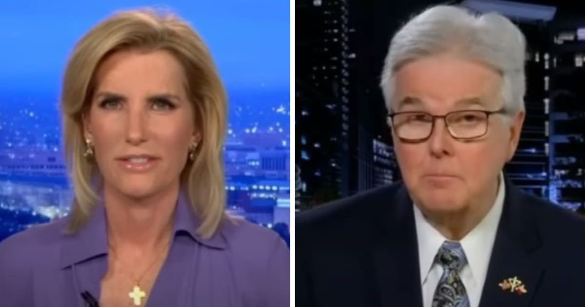 Dan Patrick roasted Joe Biden on 'The Ingraham Angle' over Texas border crisis (@foxnews/YouTube)