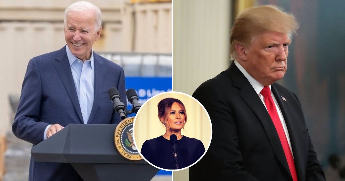President Joe Biden taunted former President Donald Trump by referencing former First Lady Melania Trump’s anti-bullying slogan ‘Be Best’ in his post on X (@potus/Instagram, @melaniatrump/Instagram, Getty Images)
