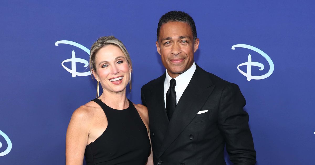 Amy Robach revealed the pressure of working on the podcast is taking a toll on her and her partner TJ Holmes (Getty Images)