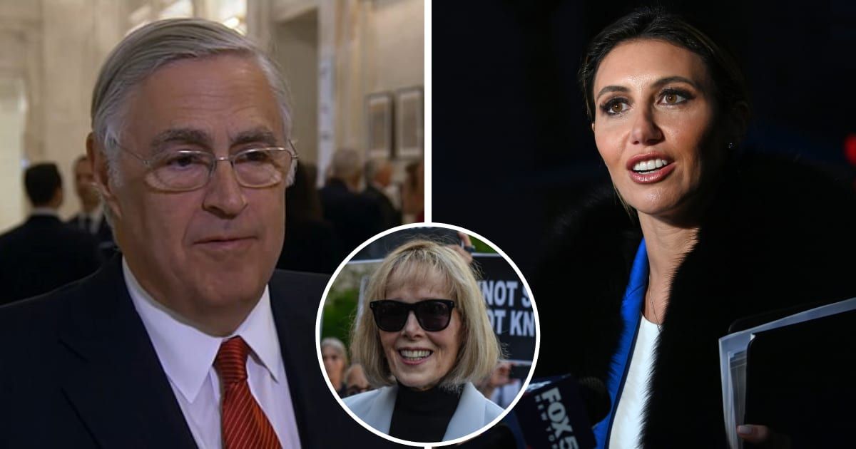 Judge Lewis Kaplan warned Alina Habba of jail for courtroom disruption in E Jean Carroll trial (United States Court/YouTube, GWR/Star Max/GC Images, Stephanie Keith/Getty Images)