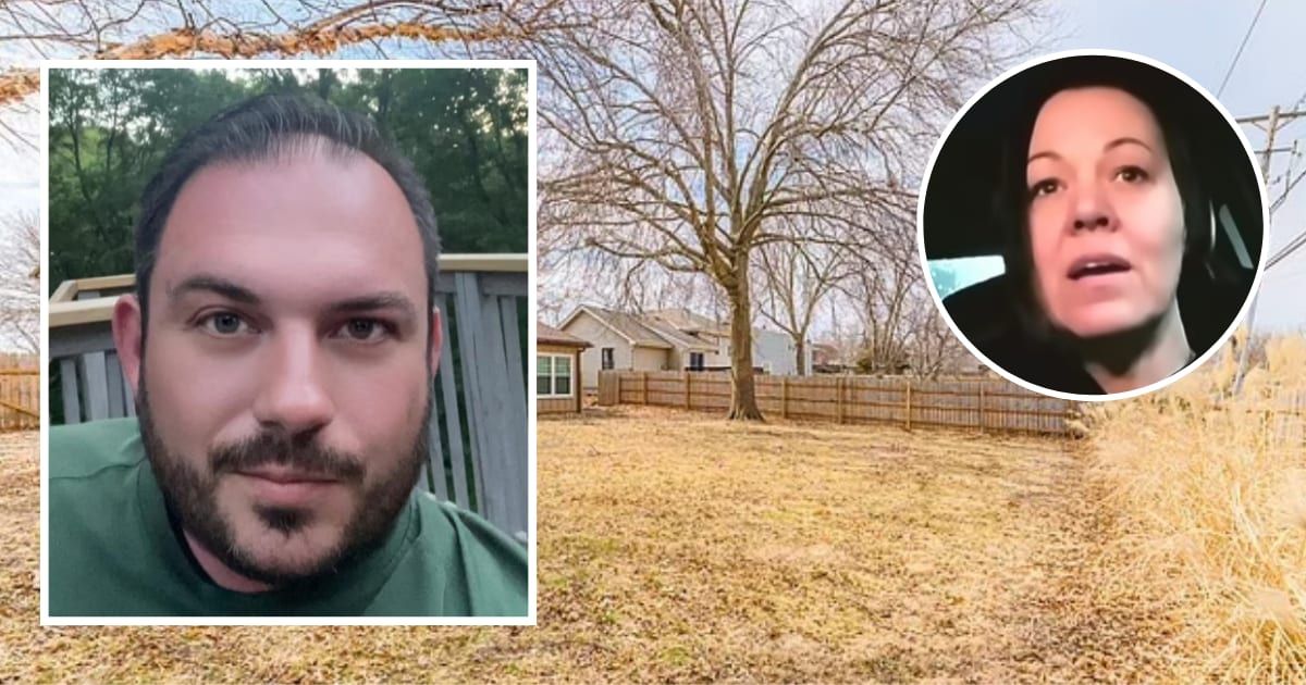 David Harrington's girlfriend Lorie Kruse (R) says he was a good guy and the best father who never did drugs (Facebook, Apartments.com, Newsnation/ Screengrab)