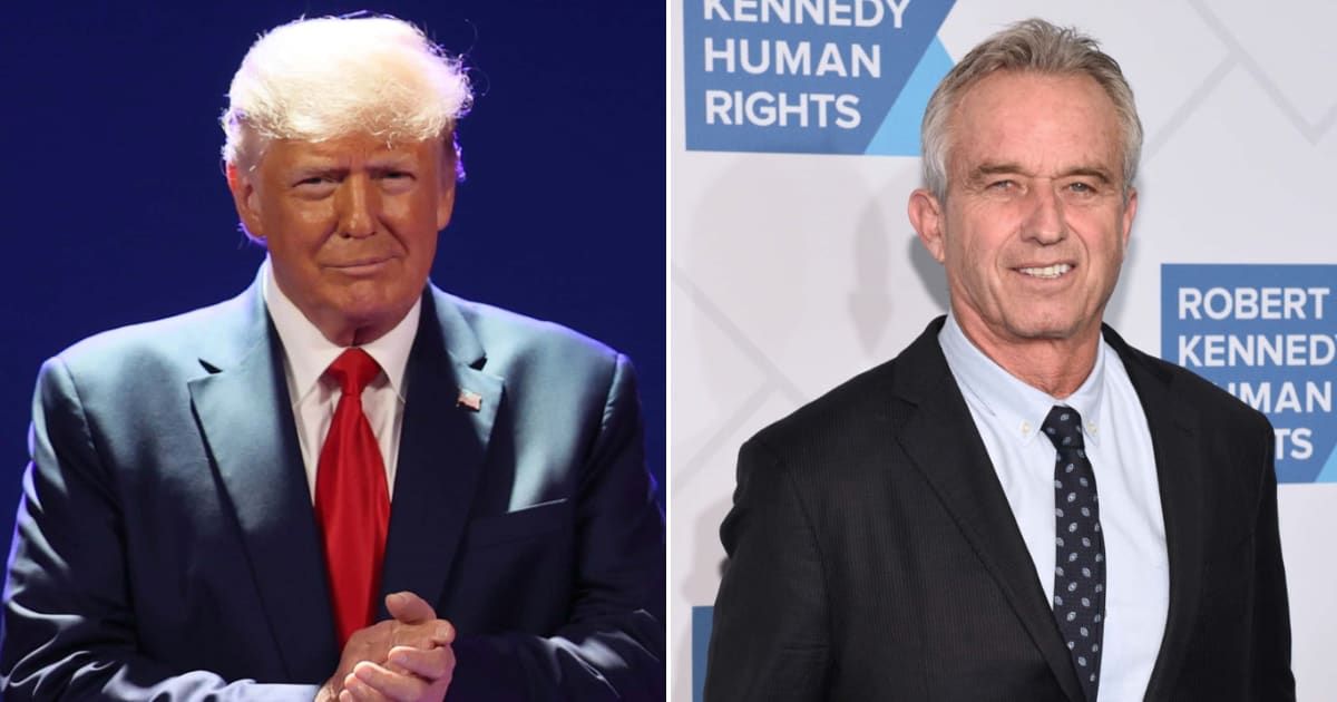 People from Donald Trump's camp have reportedly made overtures to Robert F Kennedy Jr, gauging his interest in the running mate position (Getty Images)