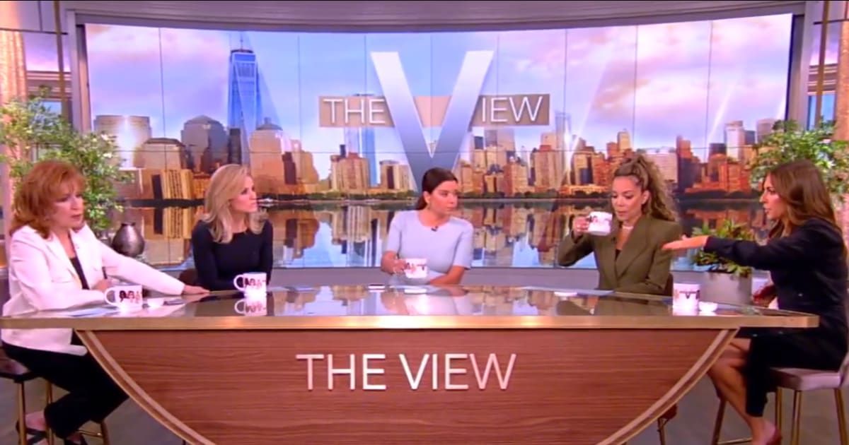 Joy Behar, Sara Haines, Ana Navarro, Sunny Hostin, and Alyssa Farah Griffin on the January 26, 2024 episode of 'The View' (Screengrab/@TheView/X)