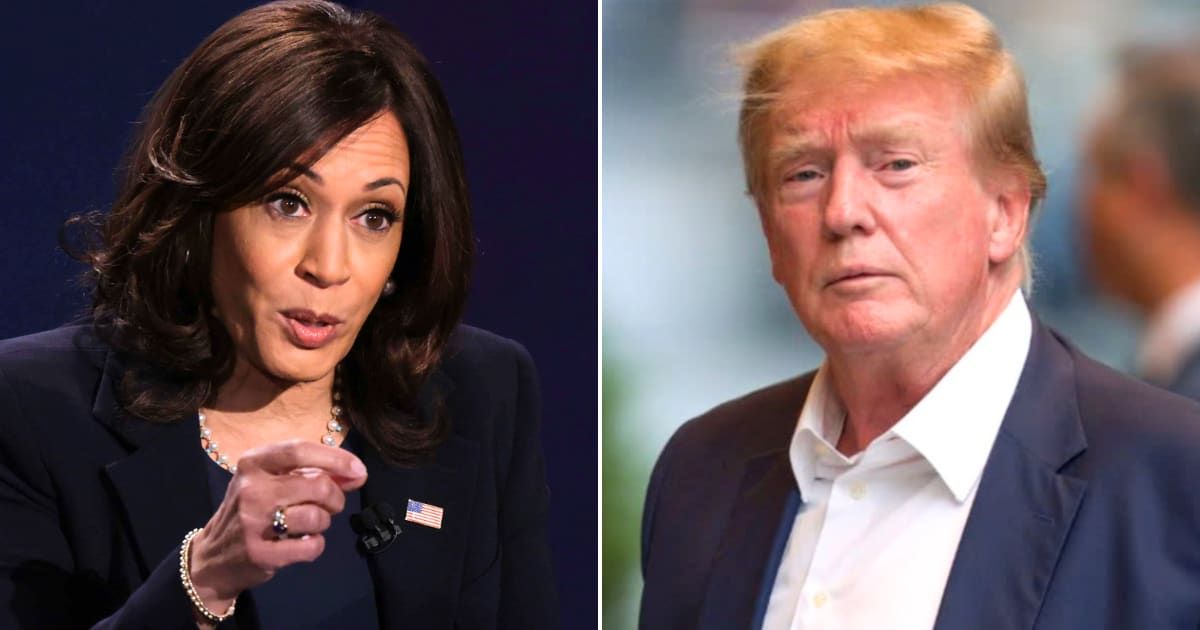 Kamala Harris blamed Donald Trump for the overturn of Roe v Wade (Getty Images, @euanapolli/Instagram)