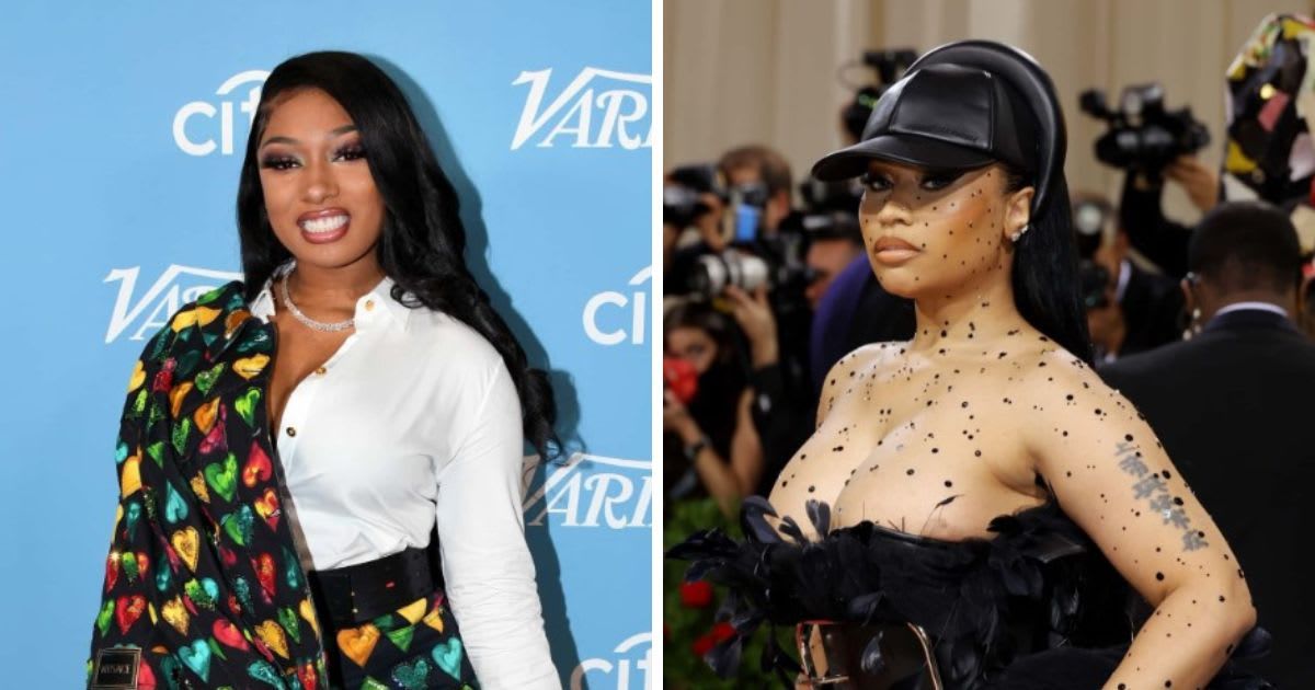 Megan Thee Stallion apparently dissed Nicki Minaj by referring to her husband in the new track 'HISS' (Getty Images)