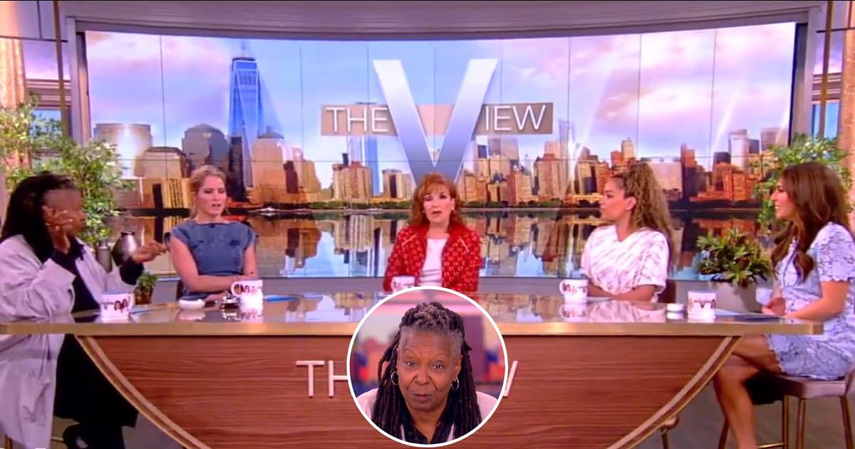 Whoopi Goldberg with her co-hosts on the January 25, 2024 episode of 'The View' (Screengrab/@TheView/X)