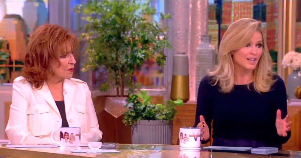 Joy Behar and Sara Haines on the January 26, 2024 episode of 'The View' (Screengrab/@TheView/X)