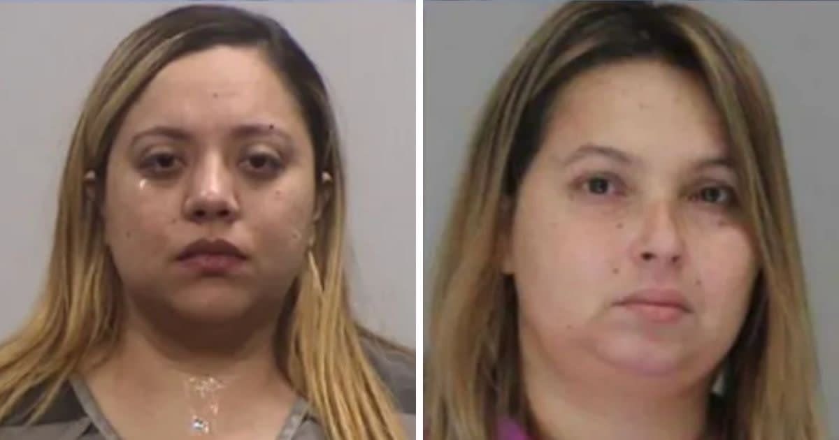 Nicolle Martinez Tome and Yudi Mabel Paguada Ruiz have been charged in connection with the Irving apartment double murder (Screenshot/Fox4 News) 