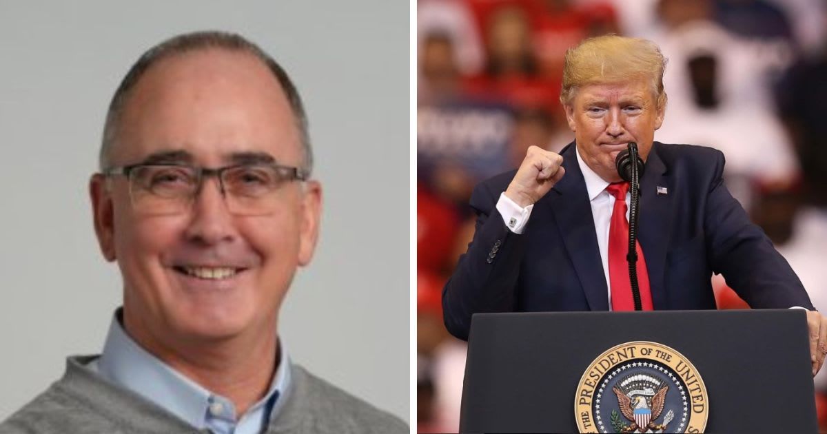 Donald Trump attacked UAW President Shawn Fain in a social media rant (UAW and Getty Images)