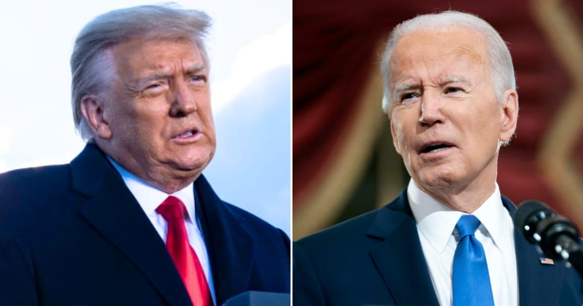 Former President Donald Trump blamed Joe Biden for an Iran-backed attack that claimed the lives of 3 American soldiers in Jordan (Getty Images)