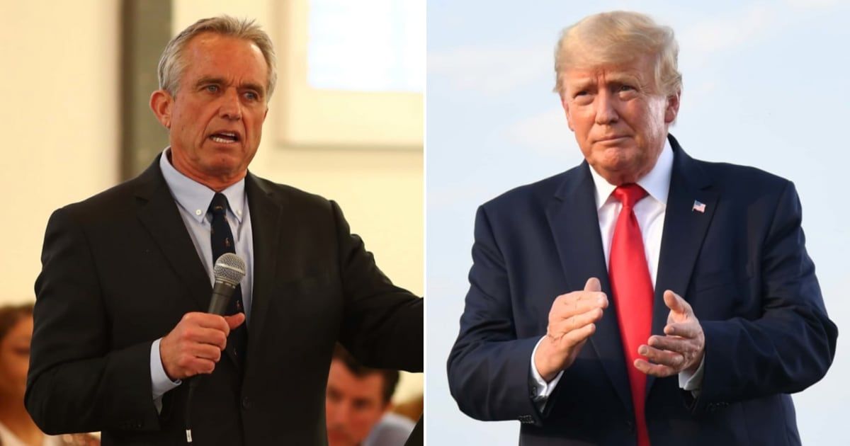 A senior aide to former President Donald Trump denied any attempts to approach environmental lawyer Robert F Kennedy Jr as a potential running mate (Getty Images)