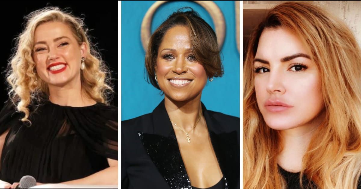 Amber Heard, Stacy Dash and Gina Carano are among the Hollywood actresses who landed themselves in controversies (@amberheard/Instagram, Michael Tran/Getty Images, @ginajcarano/Instagram)