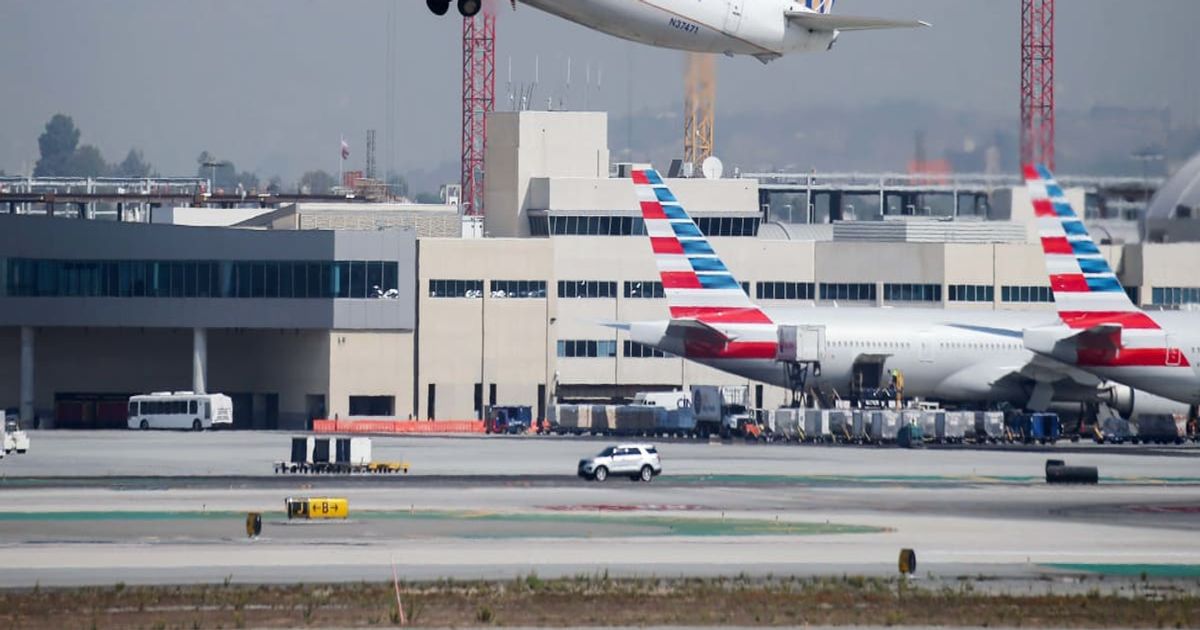 A passenger opened an emergency exit and walked out on a wing of a plane after a four-hour delay at the Mexico City airport (Getty Images)