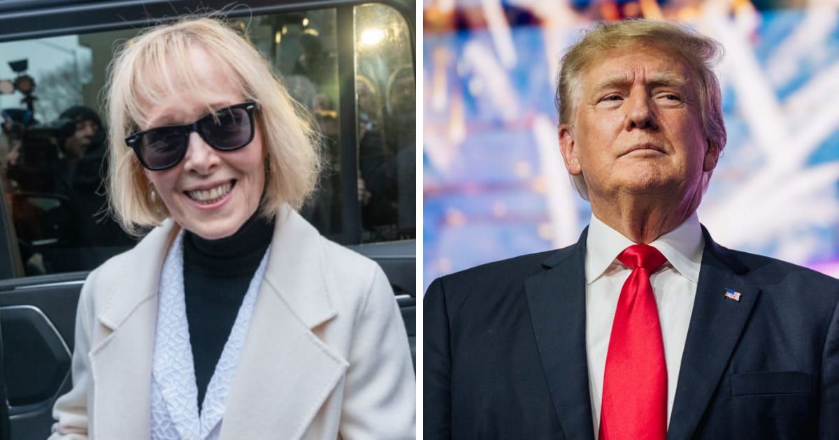 During an interview, E Jean Carroll declared that she would 'absolutely' sue Donald Trump if he defamed her again (Spencer Platt/Getty Images, Getty Images)