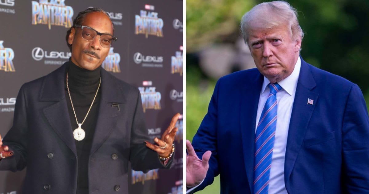 Snoop Dogg has taken a U-turn in his stance against ex-President Donald Trump (Getty Images)
