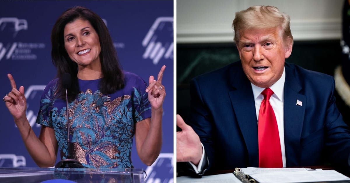 Nikki Haley said Donald Trump's tariff plans could adversely impact American families' living costs (Getty Images)