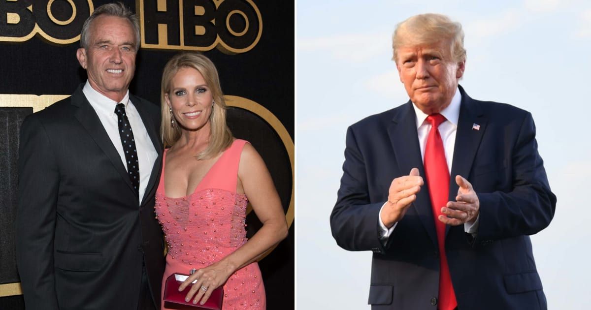 Robert Kennedy Jr said his marriage with Cheryl Hines would not 'survive' if he became Donald Trump's presidential running mate this year (Getty Images)