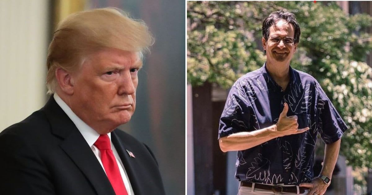 Democrat Senator Karl Rhoads introduced a bill to the Hawaii Legislature on January 22, aiming to disqualify Donald Trump from the state primary ballot (Getty Images, @karl_rhoads_13/Instagram)