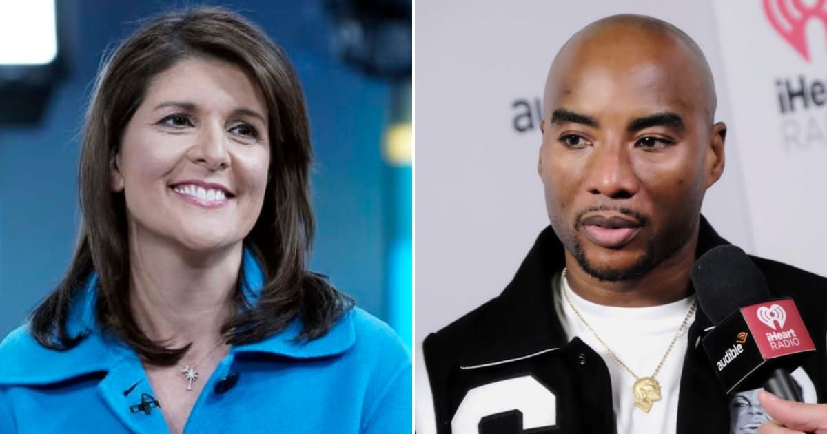 Nikki Haley caused a stir on social media after engaging in spirited exchange on racism with radio host Charlamagne Tha God (Getty Images)