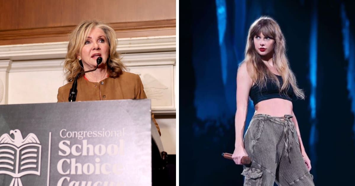 Marsha Blackburn addressed Taylor Swift's past comments about her
(@MarshaBlackburn/X, Getty Images)