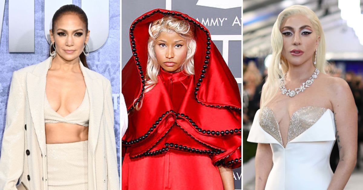 Jennifer Lopez, Nicki Minaj and Lady Gaga have had some of the craziest moments at the Grammy Awards over the years (Getty Images, Dan MacMedan/WireImage, Getty Images)