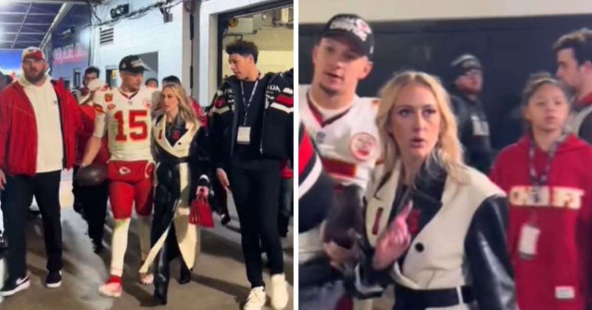 Brittany Mahomes has been slammed for 'entitled' finger twirl (@nfloncbs/TikTok)
