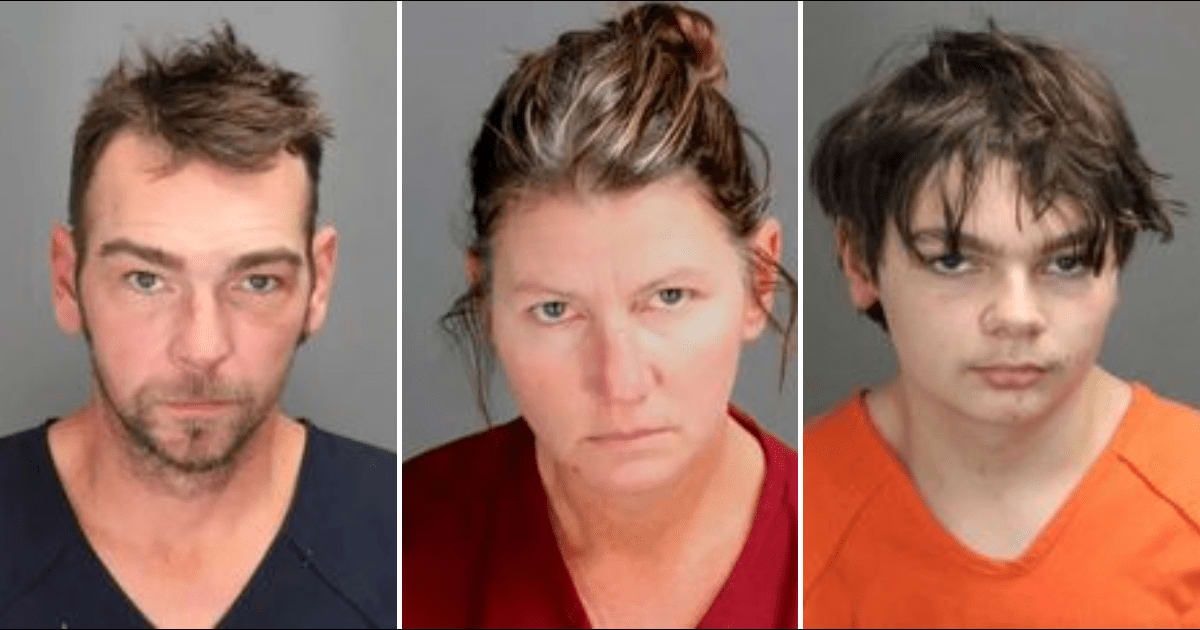 Jennifer Crumbley addresses threats following her son’s shooting in school(James Crumbley, Jennifer Crumbley, Ethan Crumbley/AP)