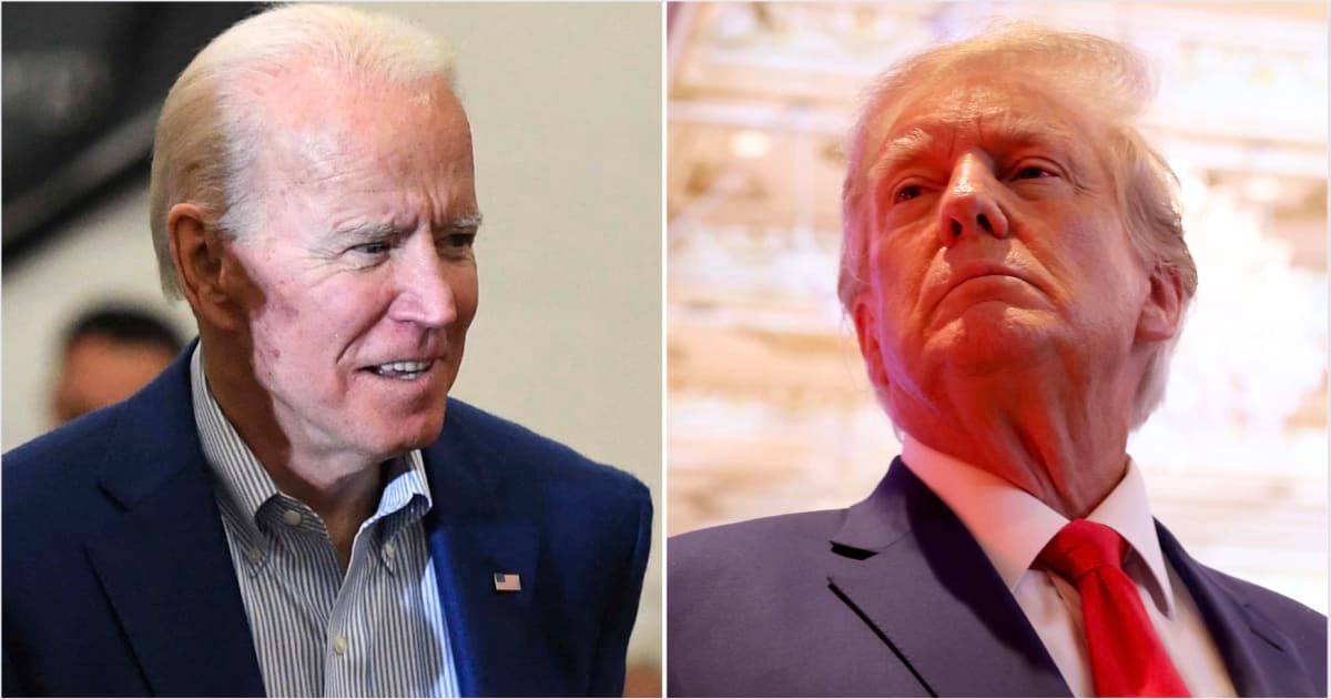 Joe Biden's 2024 campaign team went on the offensive by launching a scathing attack ad on his political opponent Donald Trump (Getty Images)