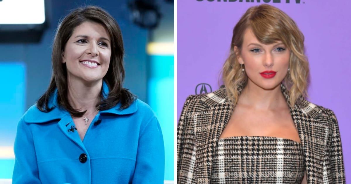 Nikki Haley labeled MAGA conspiracy about pop star Taylor Swift 'bizarre' (Getty Images)