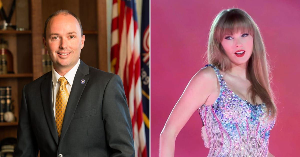 Utah's Republican Governor, Spencer Cox, recently expressed dismay over the growing politicization of pop sensation Taylor Swift (Getty Images)