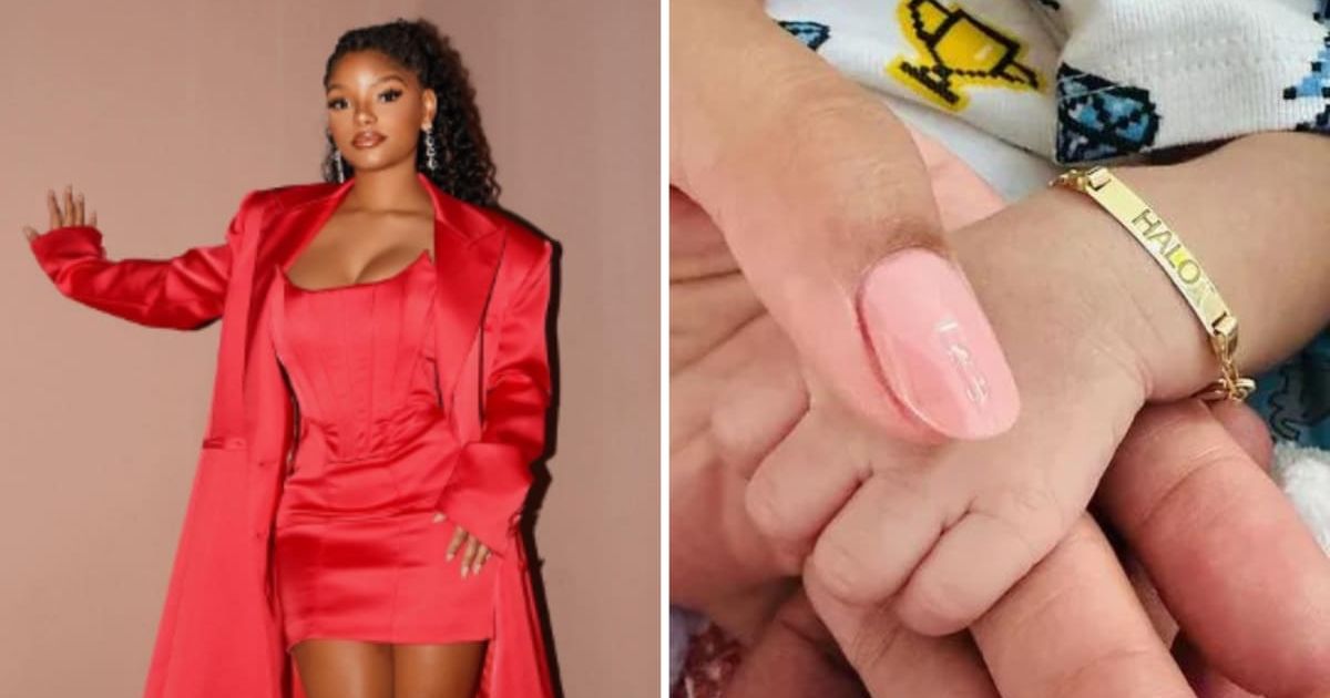 Halle Bailey, 23, welcomed her son Halo recently (@hallebailey/Instagram)