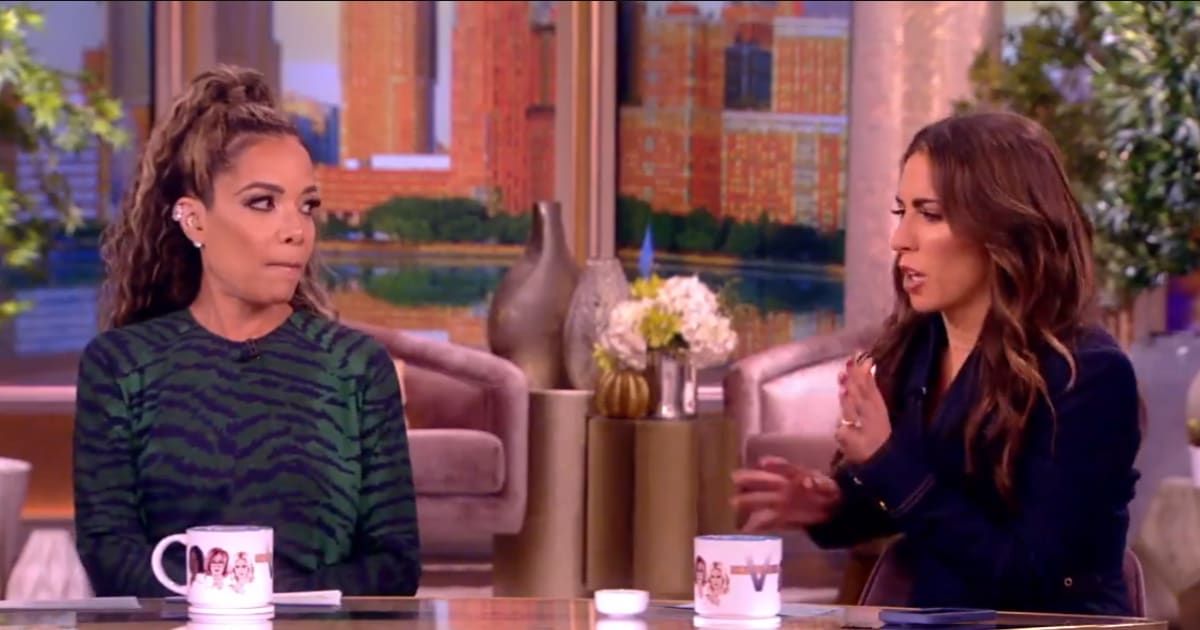 Sunny Hostin and Alyssa Farah Griffin on the February 1, 2024 episode of 'The View' (Screengrab/The View/X)