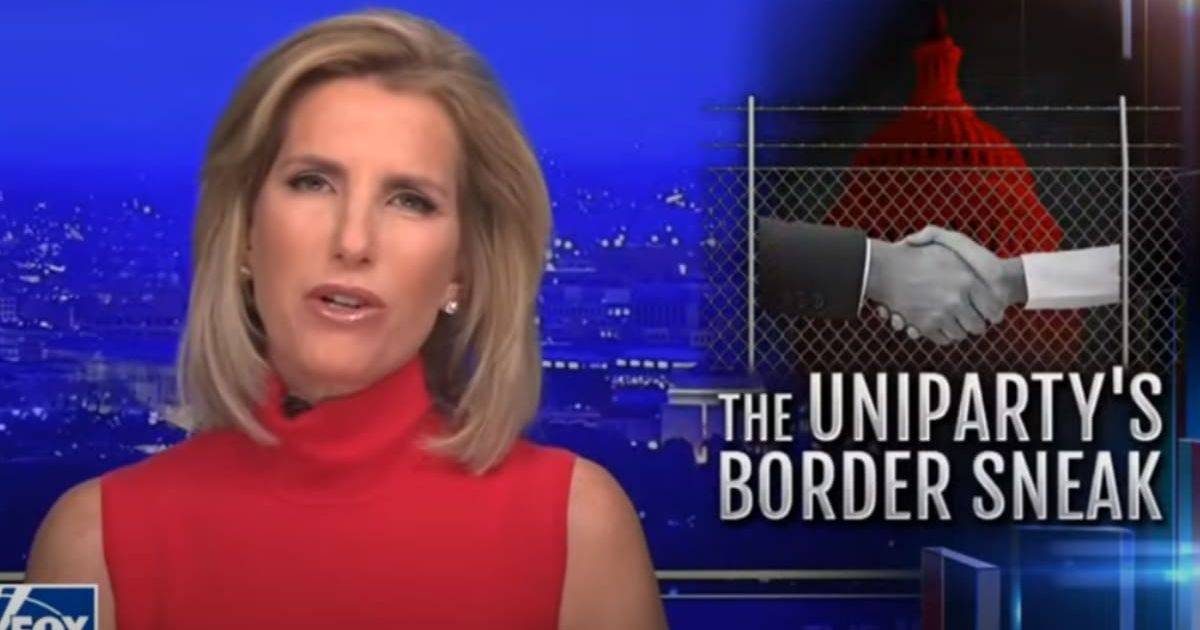 Laura Ingraham says the Senate is keeping the border bill secret because they don't want to defend it on 'The Ingraham Angle' (@foxnews/YouTube)