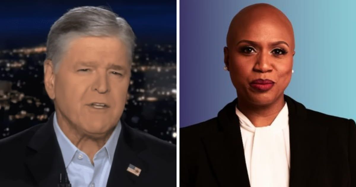 Sean Hannity reports on Ayanna Pressley calling Walgreens closure in MA ‘racist’ (@foxnews/YouTube, @ayannapressley/Twitter)