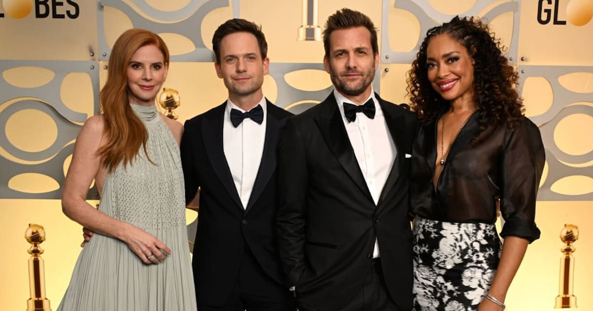Although 'Suits' ended in 2019 after nine seasons, its popularity has skyrocketed through streaming on Netflix and Dave in the UK (Getty Images)