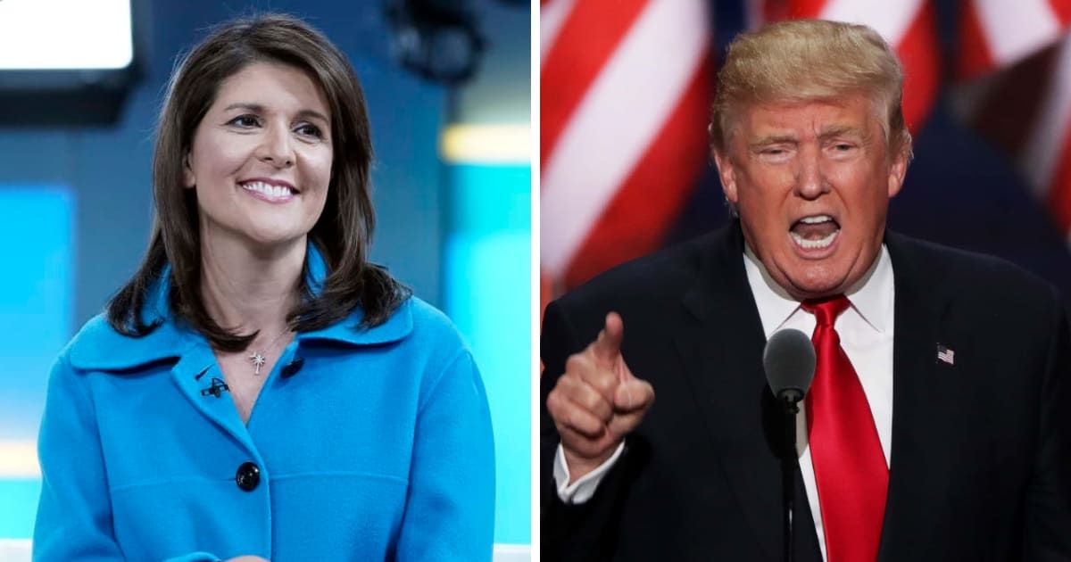 Nikki Haley took a swipe at Donald Trump for confusing the Indiana primary ballot deadline (Getty Images)