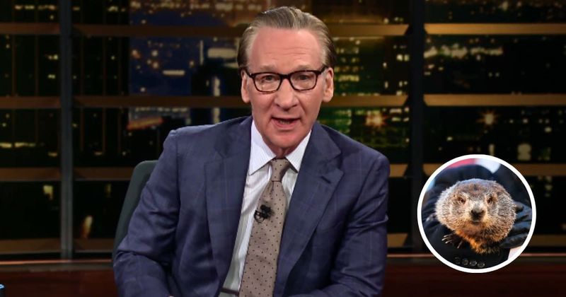 Real Time's Bill Maher jokes about Punxsutawney Phil secretly working for the Pentagon, says Groundhog Day star endorsed Joe Biden