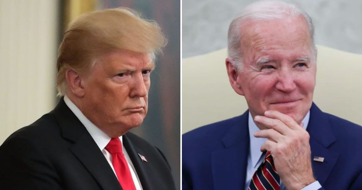 Former President Donald Trump seized on the opportunity to solicit funds by citing Biden's foul-mouthed remarks against him(Getty Images)