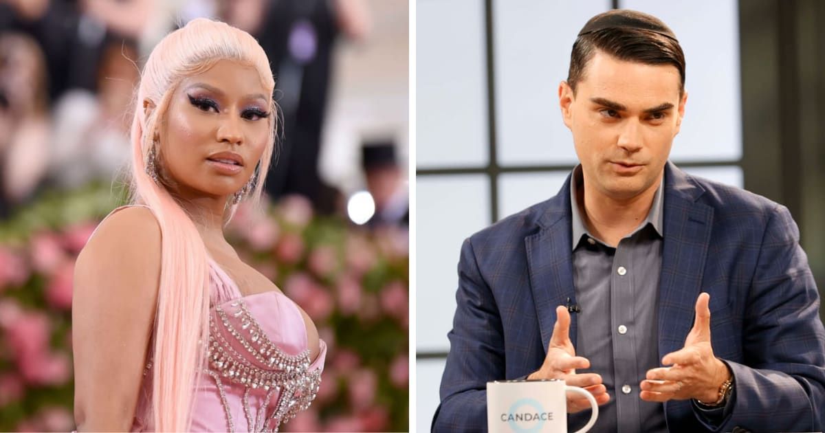 Nicki Minaj and Ben Shapiro have formed an unexpected alliance lately, exchanging friendly tweets and mutual praise (Getty Images)