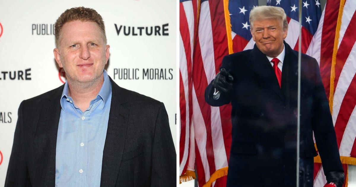 (L-R) Michael Rapaport suggested he may vote for Trump in 2024 if the issues aren't addressed (Getty Images)
