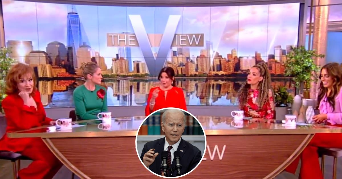 'The View' co-hosts discuss Joe Biden's swearing habit on the February 3, 2024 episode (Screengrab/The View/X)
