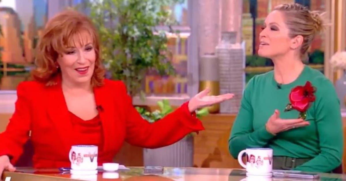 The View's Joy Behar had an amusing take on co-host Sara Haines' outfit (The View/ABC)