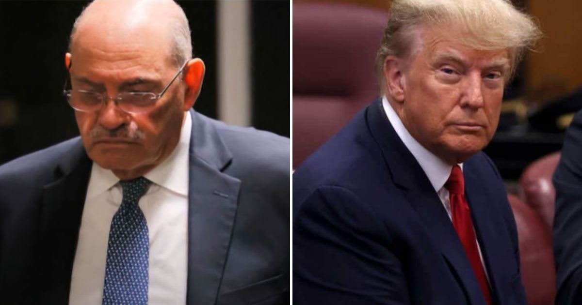 Allen Weisselberg, loyal ally of Trump, has been a long-term employee of the Trump Organization (CNN/YouTube, Getty Images)